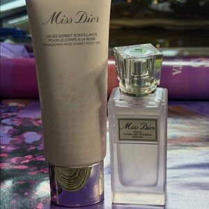 Dior Parfums Christian Pink and White Bottle